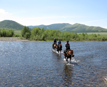 IN THE SADDLE OF MONGOLIA